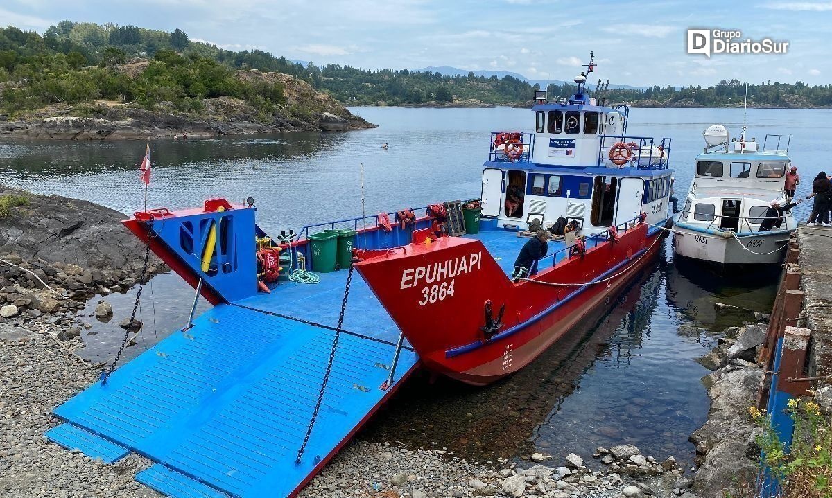 Futrono: licitarán obras para aumentar capacidad de barcaza Epu Huapi    