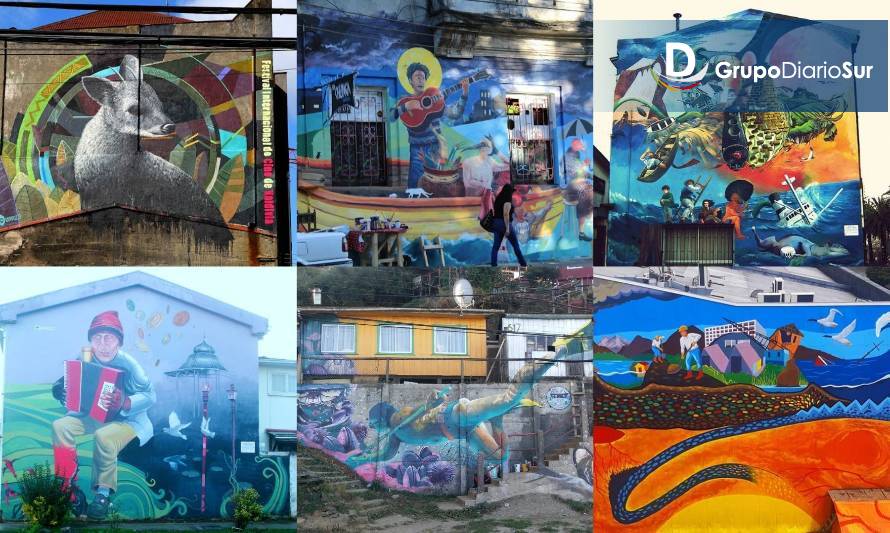 Colectivo Quarzo y sus murales en Valdivia: arte público y de calidad