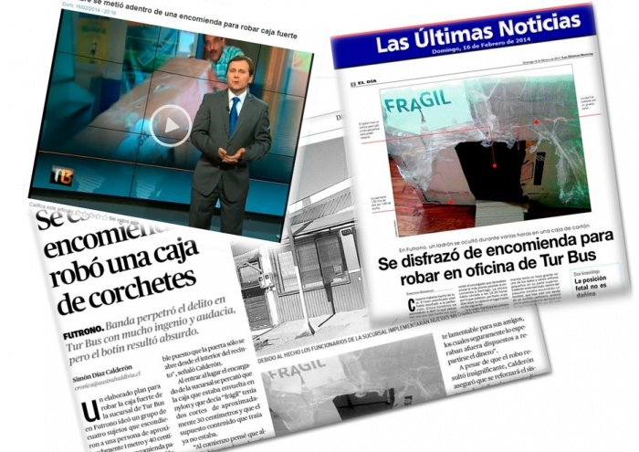 El ladrón disfrazado de encomienda: la primicia de nuestro diario que impactó a todo Chile
