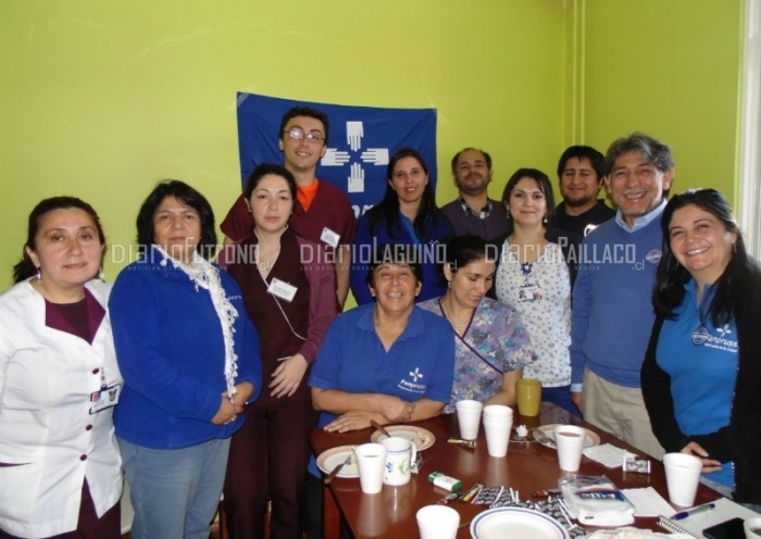 Presidenta nacional de la Fenpruss visitó a profesionales del Hospital de Paillaco