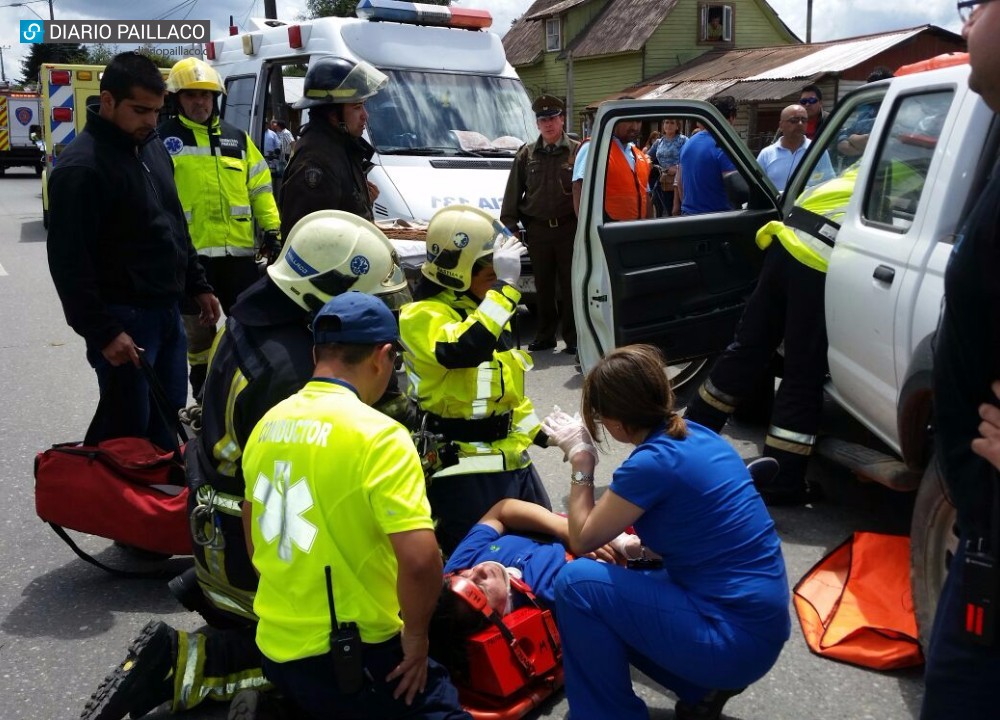 Vehículos protagonizaron accidente a metros del paso sobre nivel Socoepa