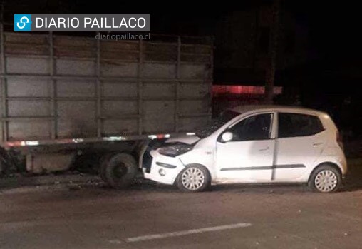 Accidente de tránsito en calle Pérez Rosales 