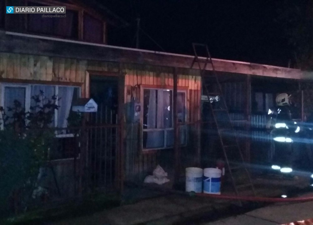 Amago de incendio en bodega causó conmoción en población San Pedro de Paillaco