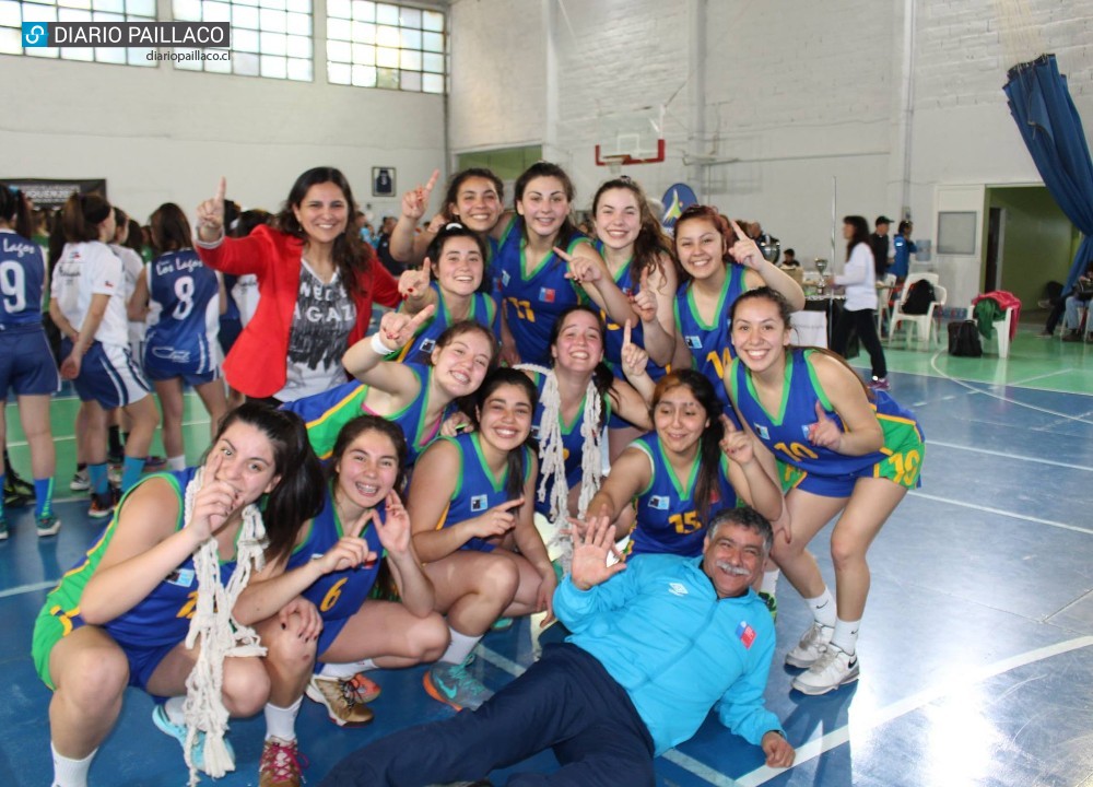 Dos paillaquinas integran la selección de básquetbol campeona de los Juegos de la Araucanía