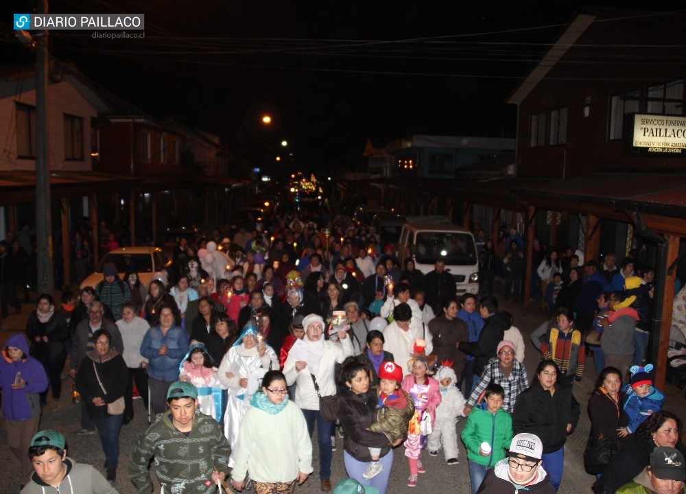 Fiesta de la Luz nuevamente iluminó las calles de la ciudad de Paillaco