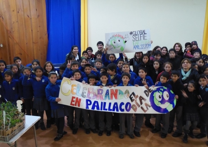 Estudiantes de establecimientos municipales celebraron el Día de la Tierra en Paillaco