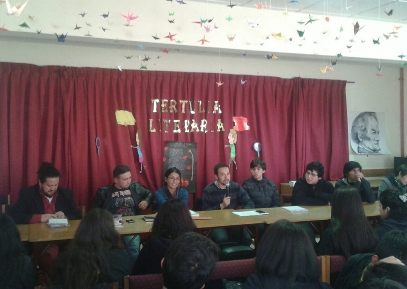 Liceo Rodulfo Amando Philippi celebró el Mes del Libro con una tertulia literaria