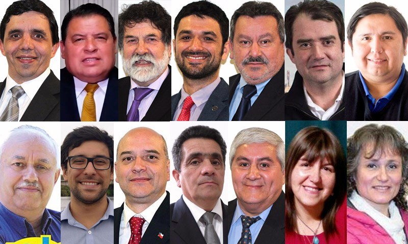 Estos son los 14 Consejeros Regionales de Los Ríos