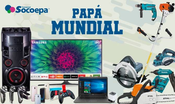 Ya comenzó el especial #PapáMundial en Comercial Socoepa