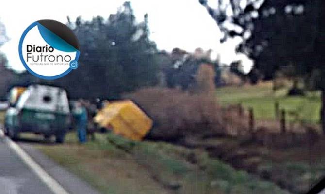 [ÚLTIMA HORA] Camión de Prosegur sufrió accidente en ruta Nontuelá - Reumén