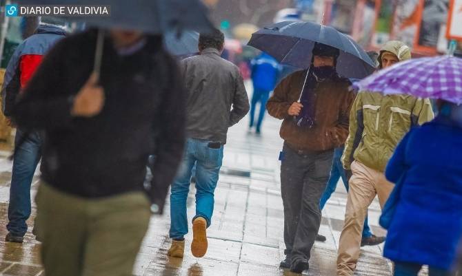 Alerta Temprana Preventiva para la Región de Los Ríos por sistema frontal frío