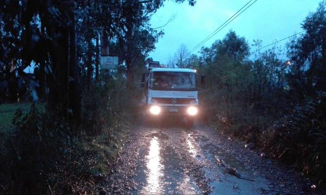 Equipo municipal de Paillaco atendió emergencias en diversos sectores rurales