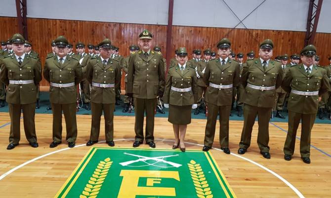 30 carabineros de la prefectura Valdivia fueron ascendidos 