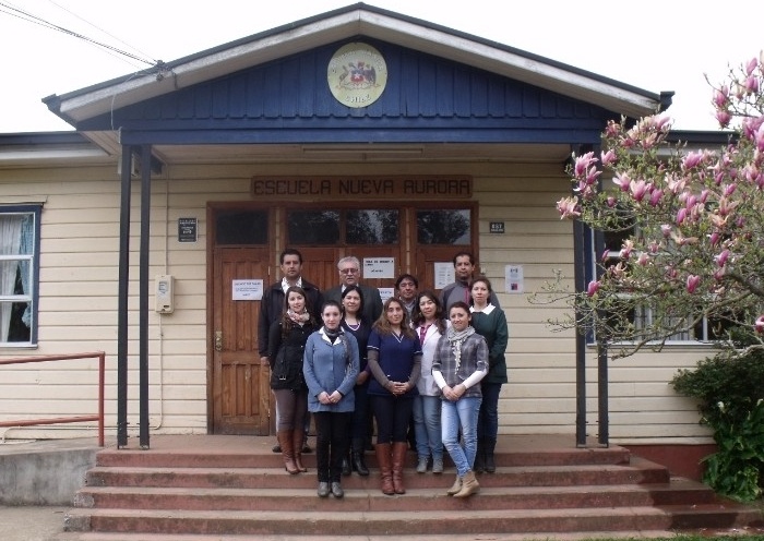 Escuela Rural Nueva Aurora de Pichirropulli espera llegada de jóvenes de la Universidad San Sebastián
