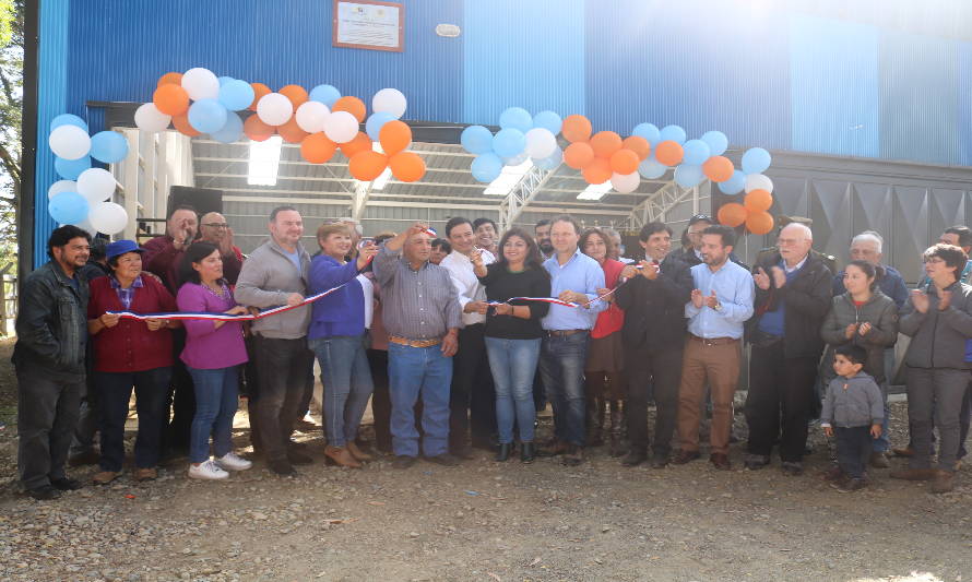 Municipio de Paillaco entregó moderno gimnasio de rayuela a comunidad de Pichirropulli