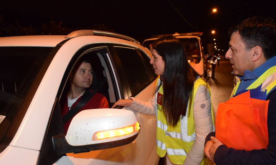 Narcotest a conductores debuta en Semana Santa en Los Ríos