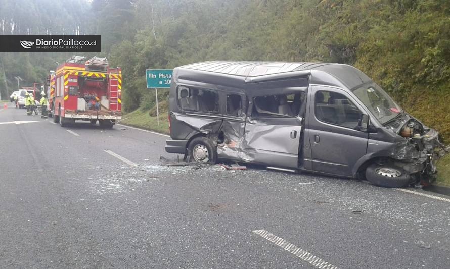 Confirman estado de ebriedad de chofer involucrado en accidente en ruta a Valdivia