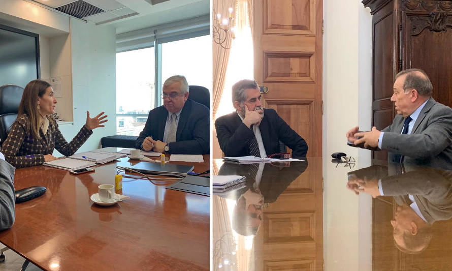 Diputado Berger y Codeproval se reunieron con ministra de Medio ambiente y subsecretario Ubilla en Santiago