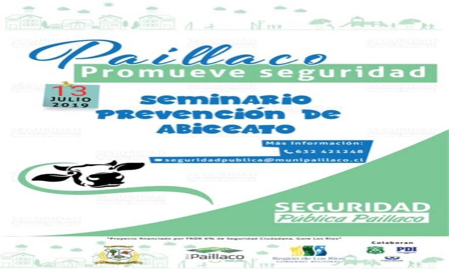 Municipio de Paillaco realizará primer seminario de prevención de abigeato
