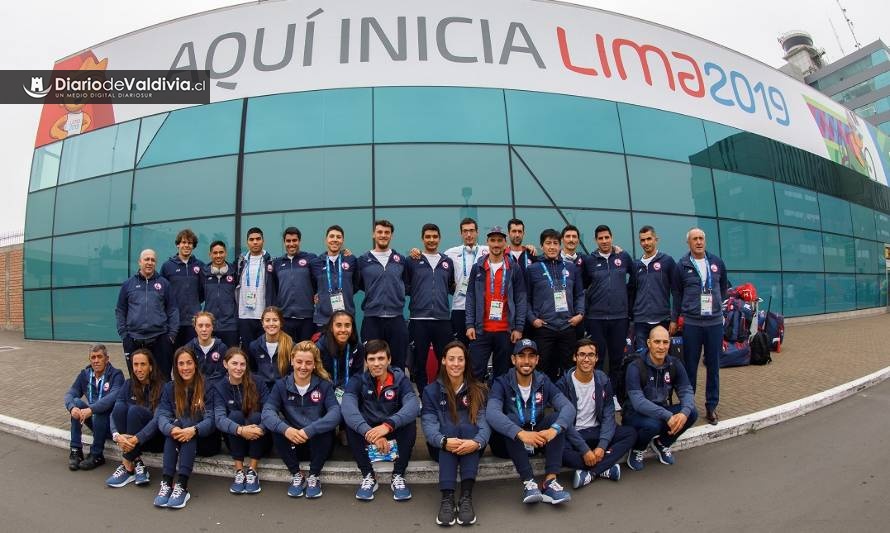Remeros seleccionados de Los Ríos llegaron a Lima 2019