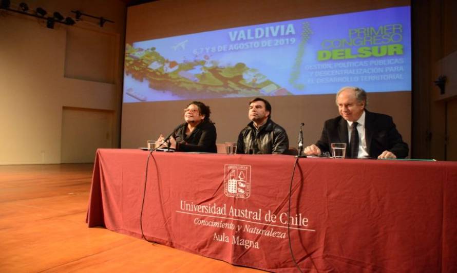 En Valdivia inició el Primer Congreso del Sur: Gestión, Políticas Públicas y Descentralización para el Desarrollo Territorial