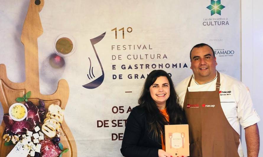 Chef paillaquino representó a Chile en prestigioso encuentro gastronómico en Brasil