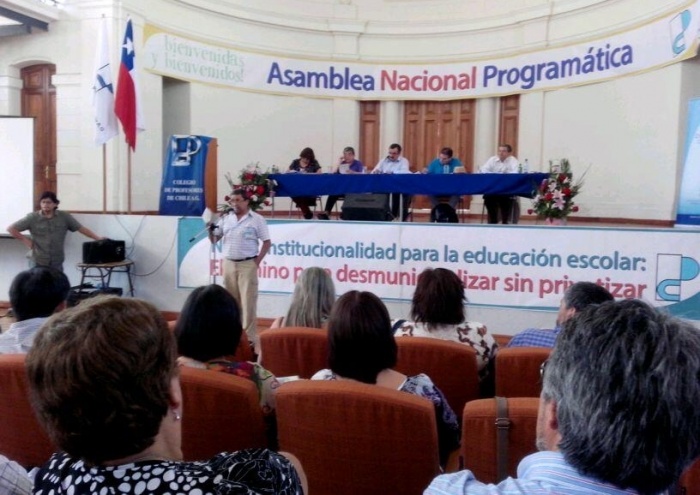 Presidente comunal del Colegio de Profesores participó en Asamblea Nacional Programática del Magisterio