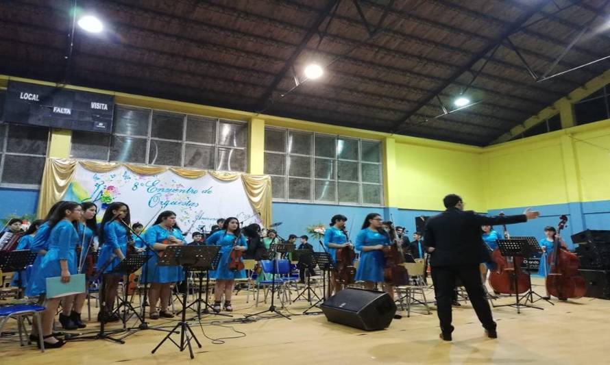 Encuentro de Orquestas Infantiles y Juveniles reunió a más de 150 músicos en Paillaco