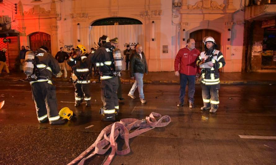 Autoridades condenaron hechos de violencia ocurridos este lunes en Valdivia