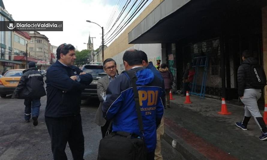 Fiscalía declaró foco investigativo por saqueos a locales comerciales en Valdivia