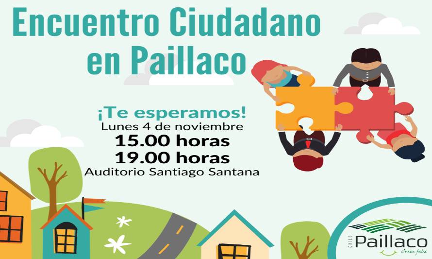 Municipio suma nuevo horario para Encuentro Ciudadano del lunes en Paillaco