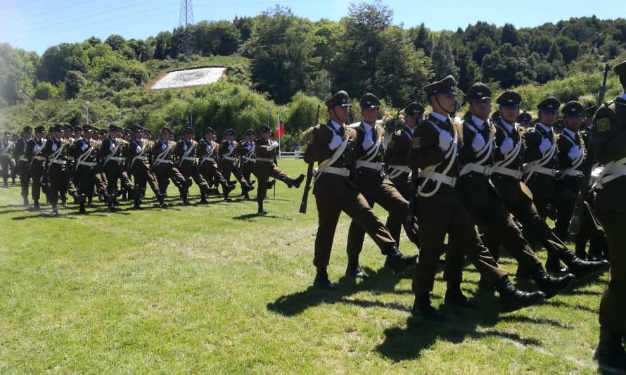 276 carabineros egresaron de la Escuela de Formación en Valdivia