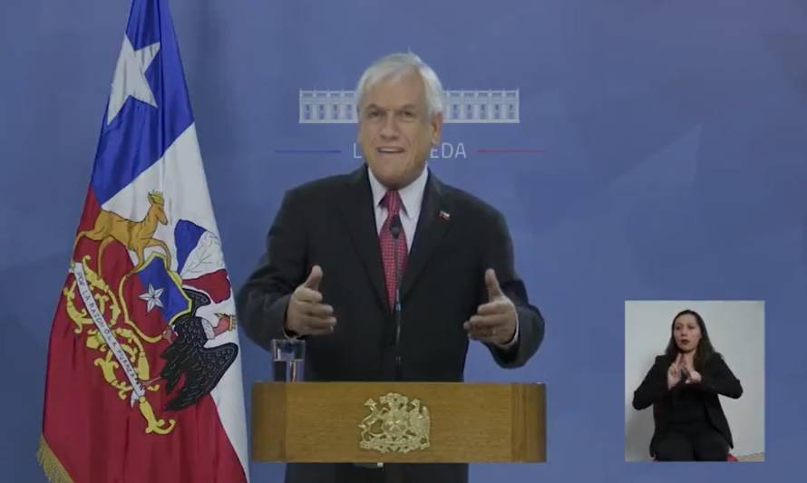 Presidente Piñera decretó Estado de Catástrofe por 90 días ante emergencia por Coronavirus