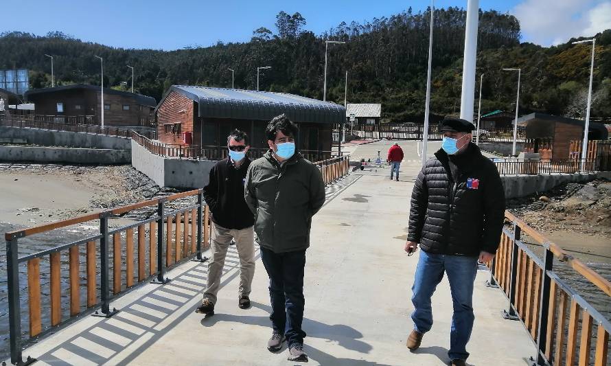 Terminan construcción de nueva caleta de Chaihuín, que beneficiará a 100 pescadores