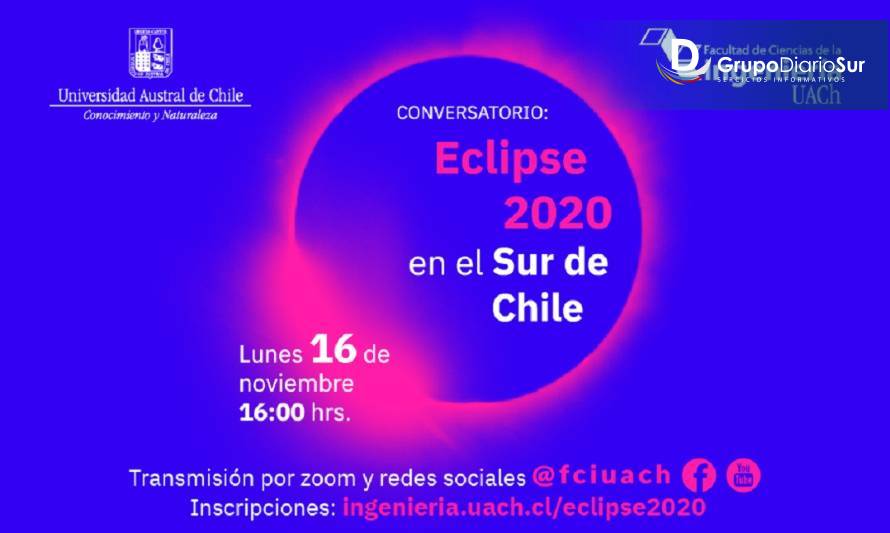Invitan a conversatorio sobre el Eclipse 2020 en el Sur de Chile