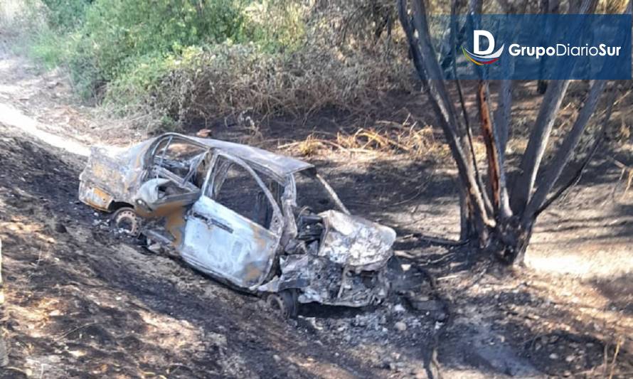 Accidente vehicular originó incendio forestal en Máfil