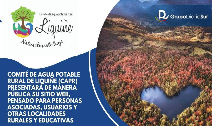 Comité de agua potable rural de Liquiñe estrenará sitio web informativo y con enfoque en la educación ambiental 