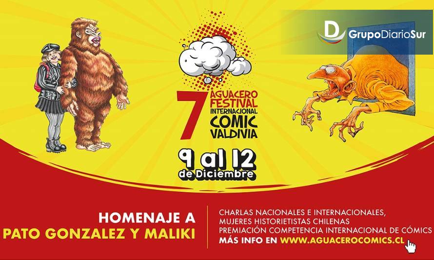 Mujeres se tomarán el Festival Internacional Aguacero Cómics de Valdivia