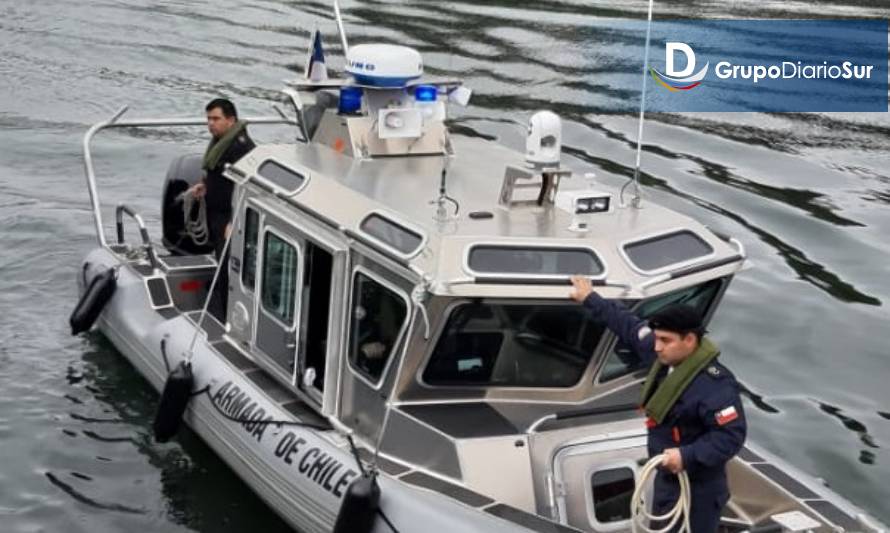 Armada rescató a joven que se lanzó al río en Valdivia 