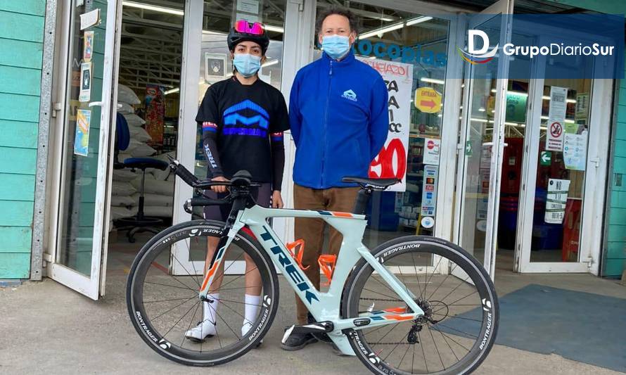 Supermercado Maco confirma apoyo a destacada ciclista laguina