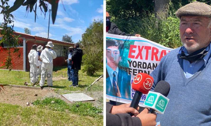 Caso Yordan Fernández: Inician excavaciones para aclarar "anomalías" detectadas por radar