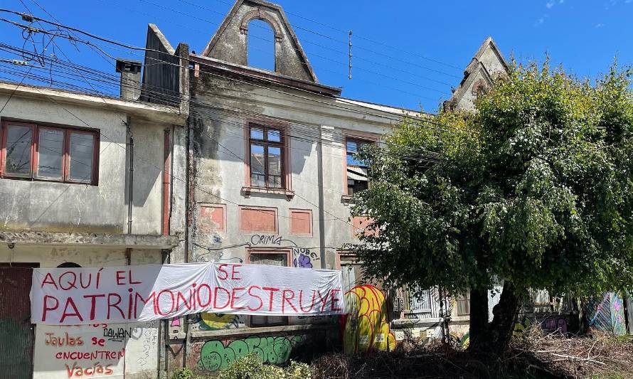 Preocupación y malestar por demolición de casa patrimonial en Valdivia 