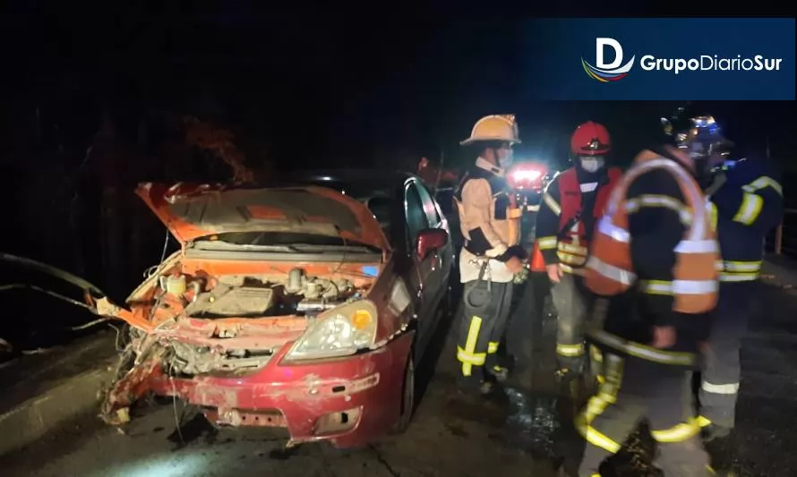 Detienen a conductor que protagonizó accidente vehicular en límite de Río Bueno y Lago Ranco