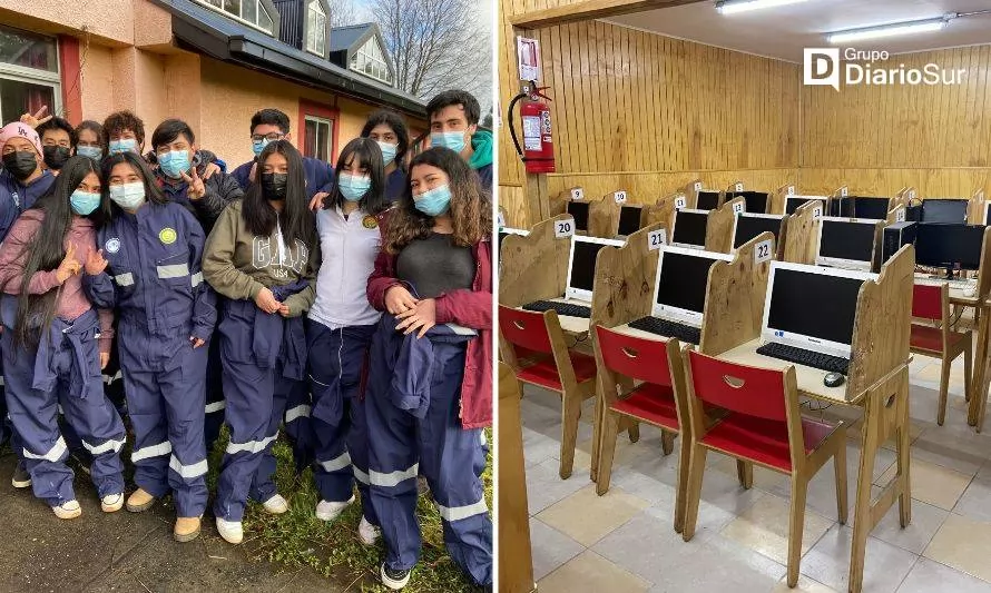 Lanco: estudiantes rescataron sala de computación de escuela vecina