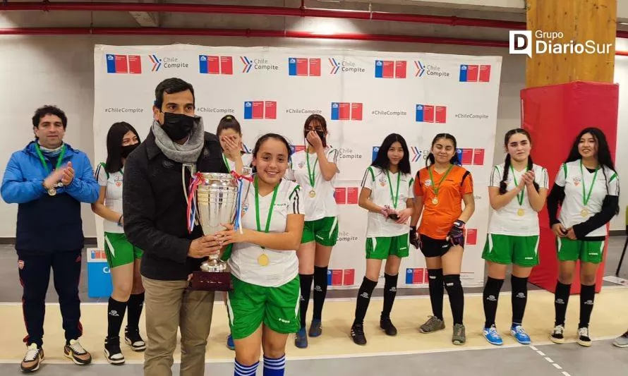 Lanco es campeón regional de Futsal sub-14 en los Juegos Deportivos Escolares 2022