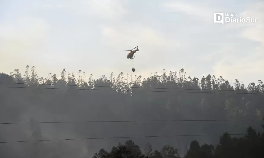 Informan que seis incendios continúan activos en Los Ríos