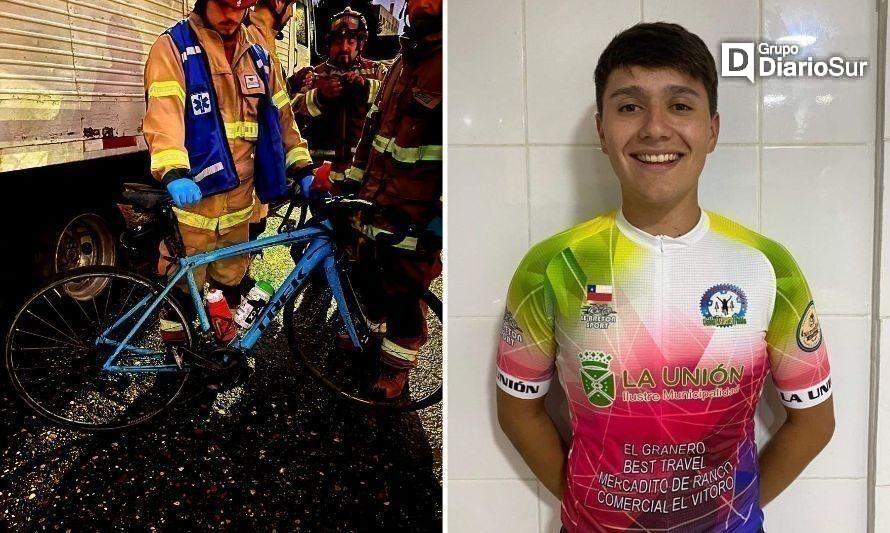 Murió ciclista atropellado en Valdivia: era un joven deportista sanjosino
