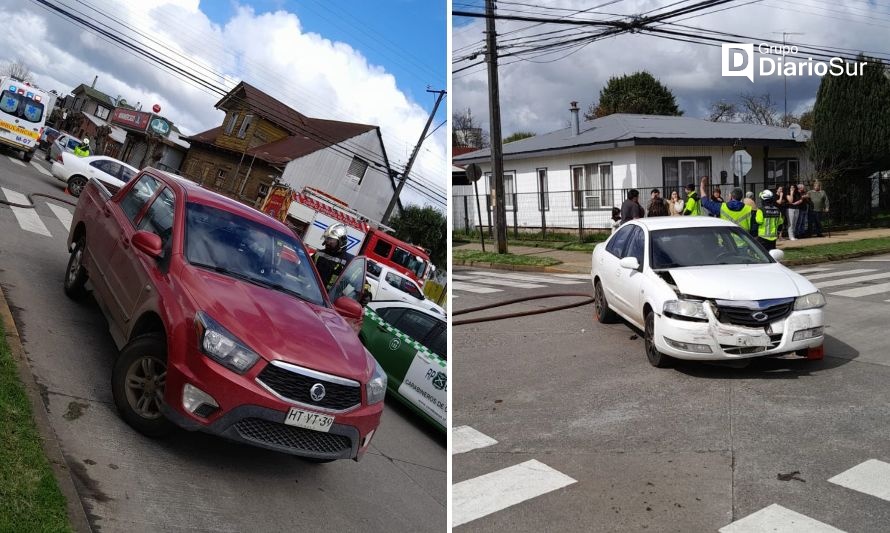 Dos accidentes marcan la tarde de este domingo 10 de septiembre en Paillaco