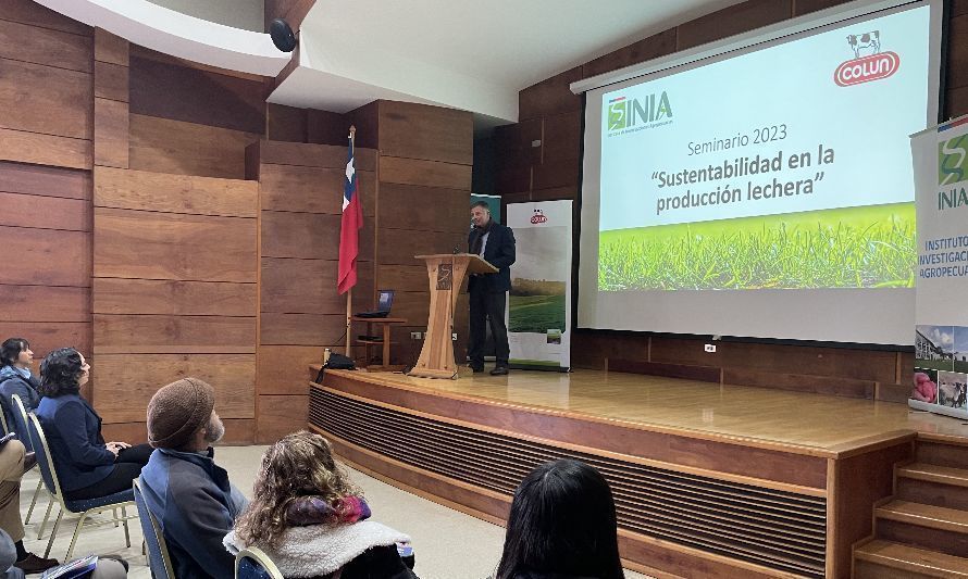 INIA y Colun realizan seminario de “Sustentabilidad en la producción lechera 2023” 