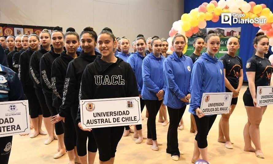 UACh inauguró el Nacional Universitario de gimnasia rítmica